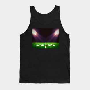 30 Yard Line (Football Field) Tank Top